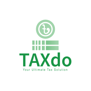 Taxdo logo wth tagline